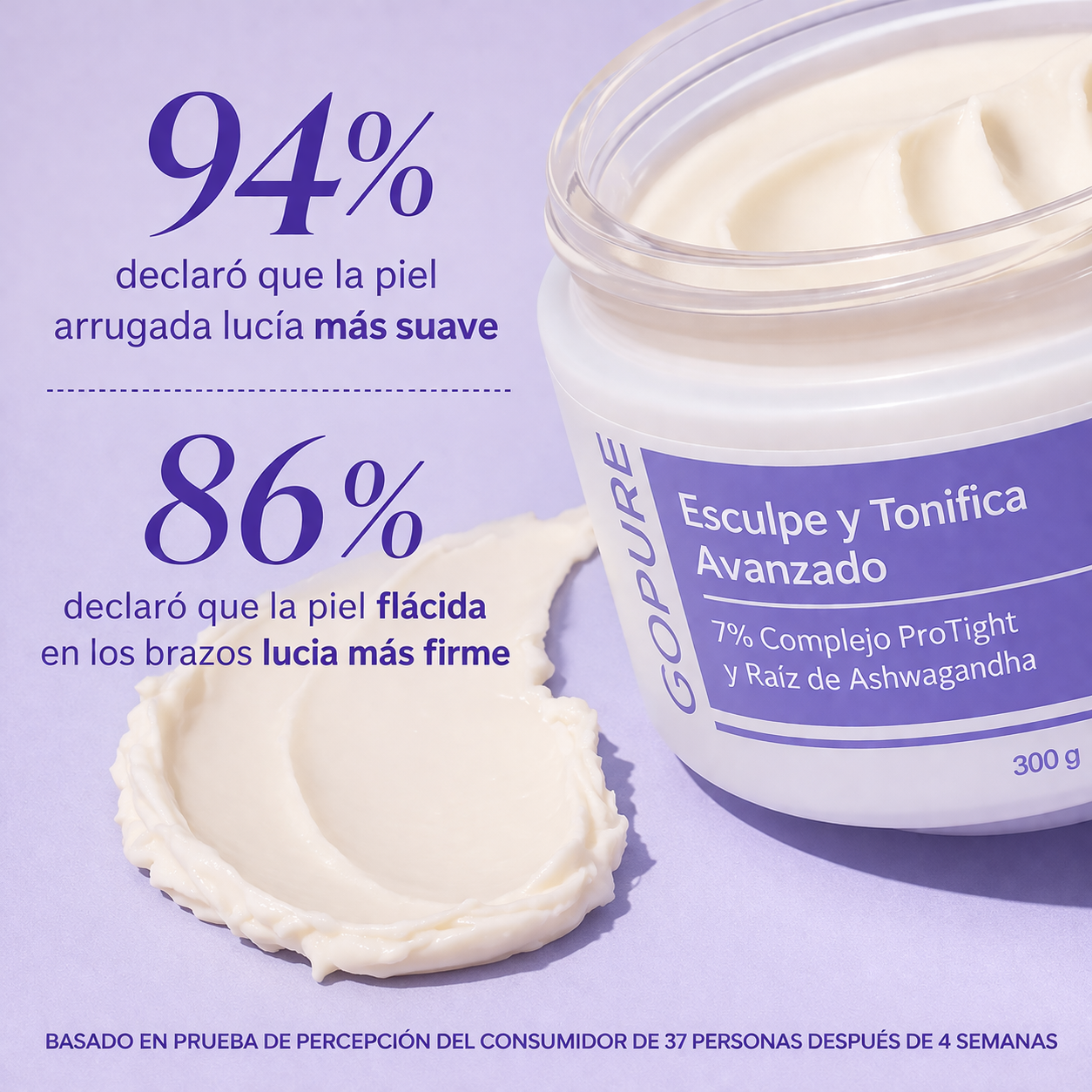 Crema Brazos Firmes 2X1!