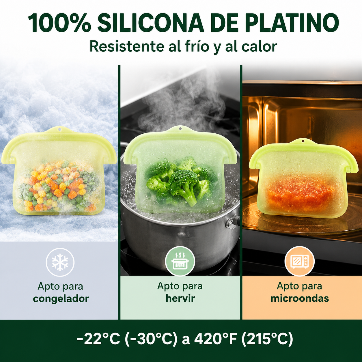 Contenedor de Silicona de Platino (1 Litro)
