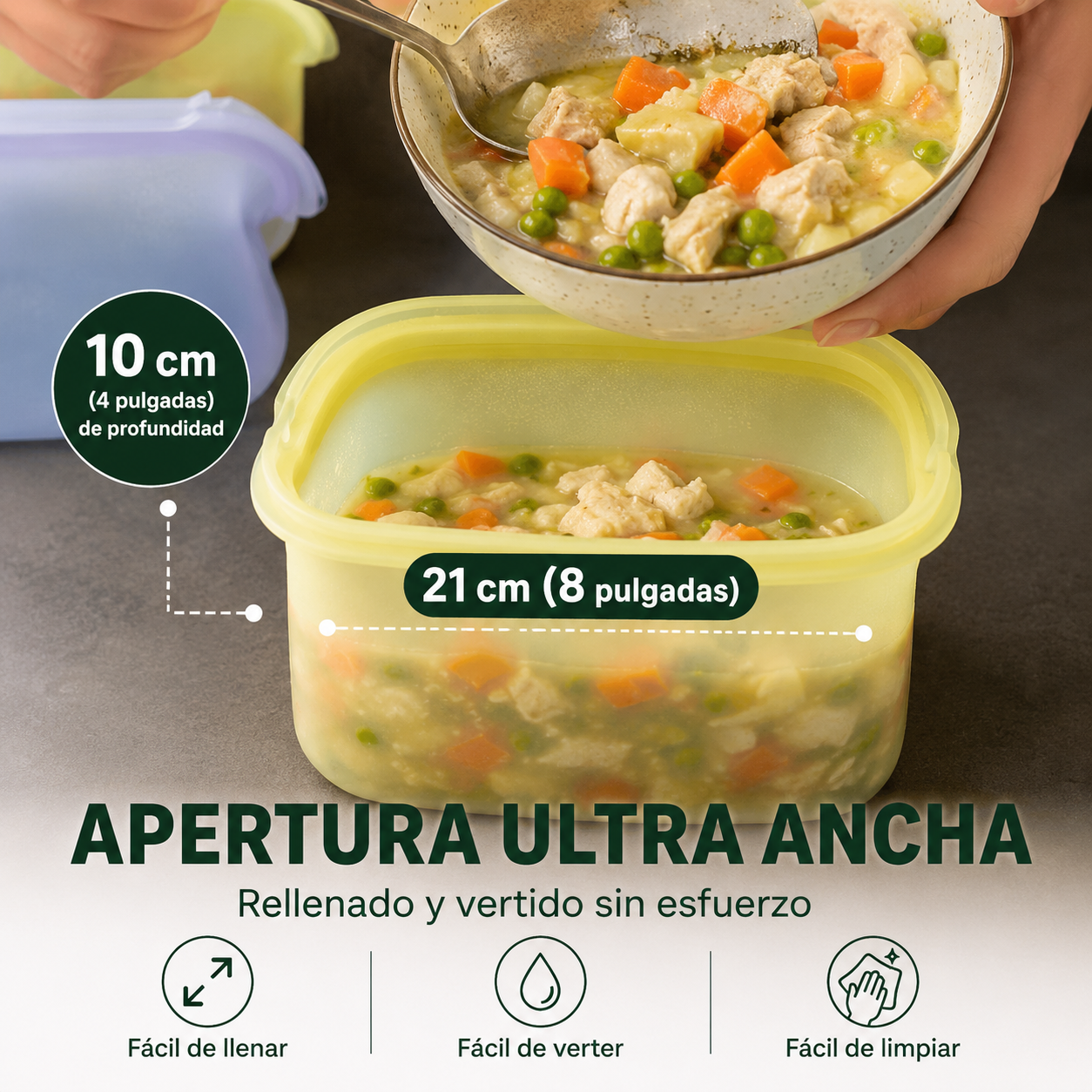 Contenedor de Silicona de Platino (1 Litro)