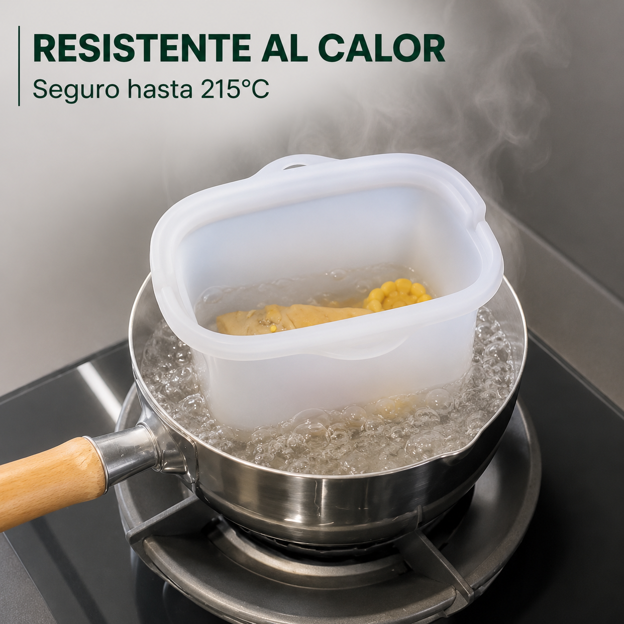 Contenedor de Silicona de Platino (1 Litro)