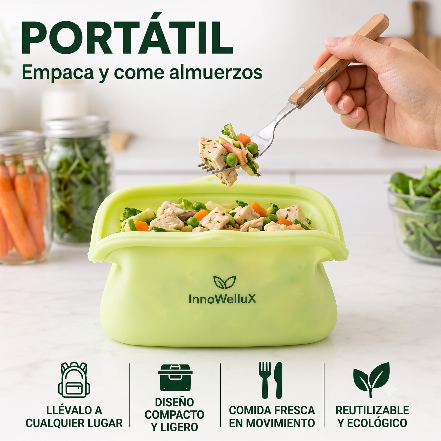 Contenedor de Silicona de Platino (1 Litro)